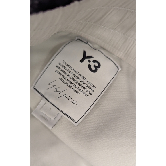 Adidas Y-3 Yohji Yamamoto White Joggers Size Large - Picture 6 of 10